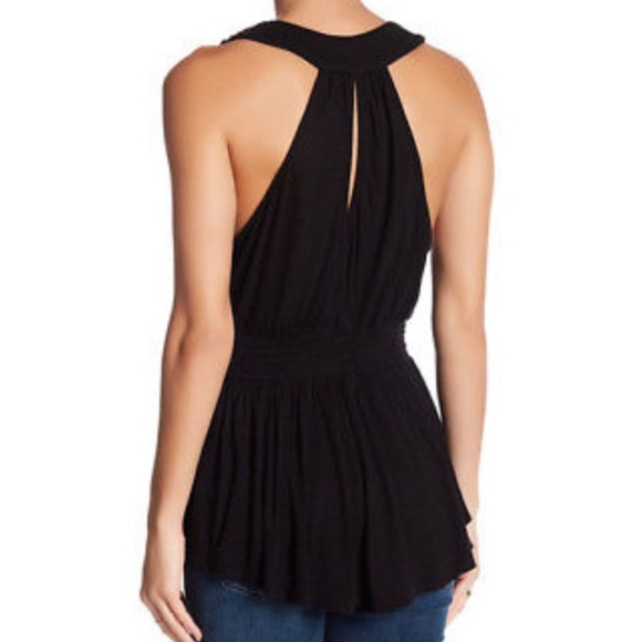 NWT Free People Tank Megan Embroidered Peplum Tank - Picture 3 of 5